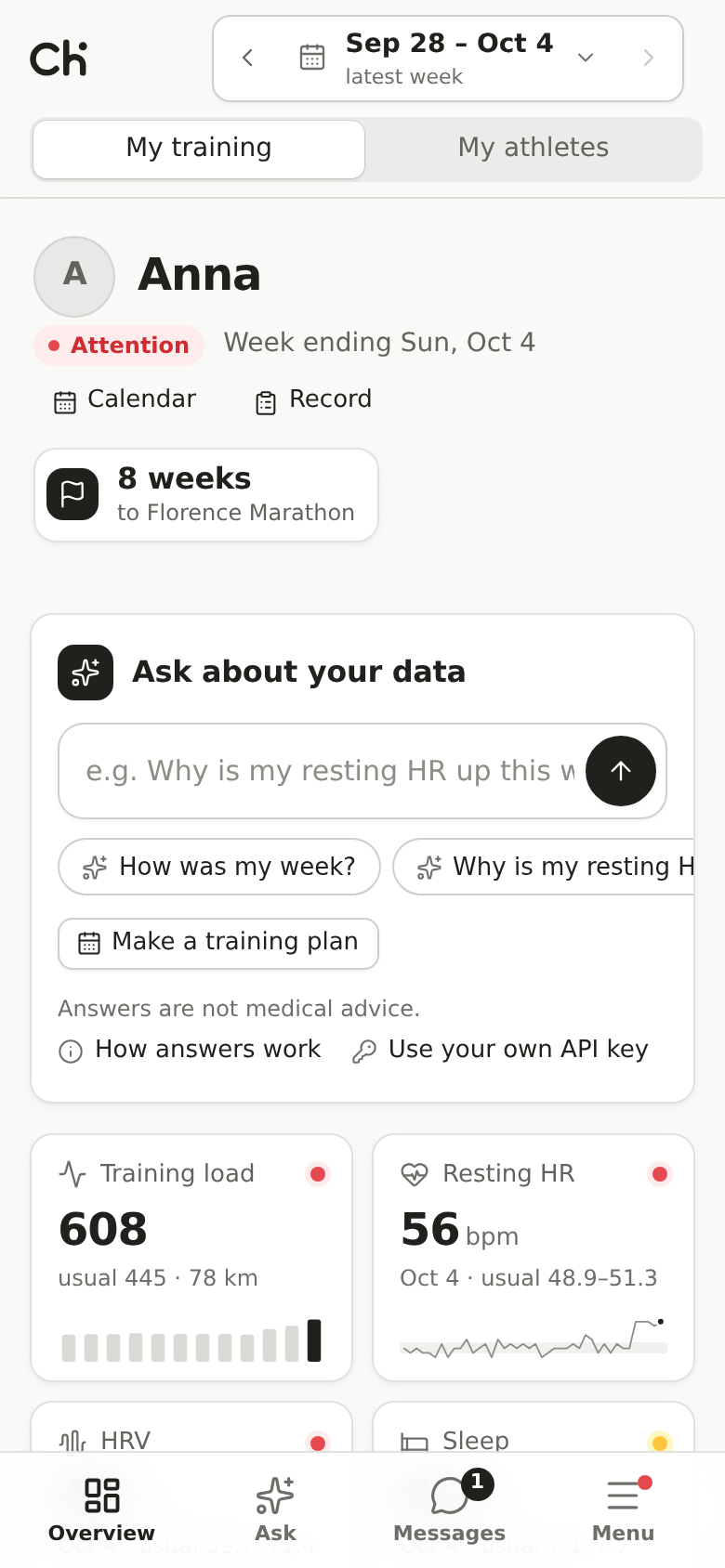 The same page on a phone, with the bottom bar